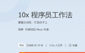 10x 程序员工作法