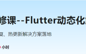 跨平台高手必修课–Flutter动态化解决方案实战