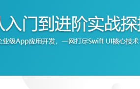 全新Swift从入门到进阶实战探探iOS APP