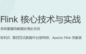 Flink 核心技术与实战