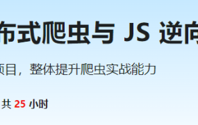 Python 分布式爬虫与 JS 逆向进阶实战