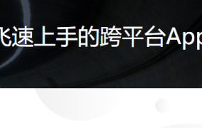 Ionic飞速上手的跨平台App开发