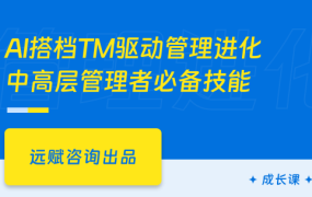 AI搭档TM-驱动管理进化，中高层管理者必备技能