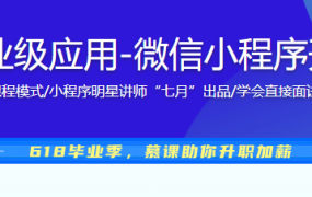 纯正商业级应用-微信小程序开发实战