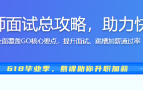 全新GO工程师面试总攻略，助力快速斩获offer