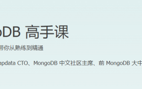MongoDB 高手课
