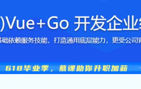 (打造简历金牌项目)Vue+Go 开发企业级微服务网关项目