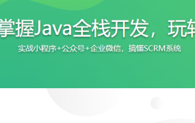 0到1快速掌握Java全栈开发，玩转微信生态