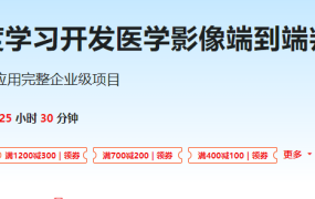 PyTorch深度学习开发医学影像端到端判别项目