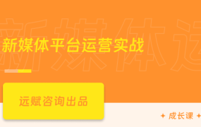 新媒体平台运营实战，新媒体运营搭建