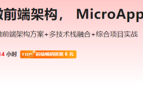 从0到1落地微前端架构， MicroApp实战招聘网站