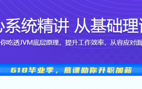 JVM七大核心系统精讲 从基础理论到高级应用
