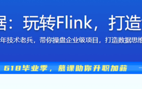 轻松入门大数据：玩转Flink，打造湖仓一体架构