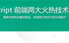 Vue3+Typescript 前端两大火热技术 从理论到开发