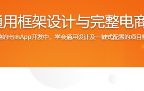 Android通用框架设计与完整电商App开发