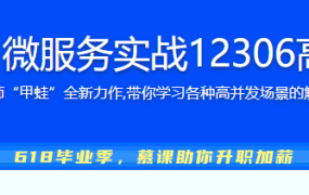Springboot3+微服务实战12306高性能售票系统